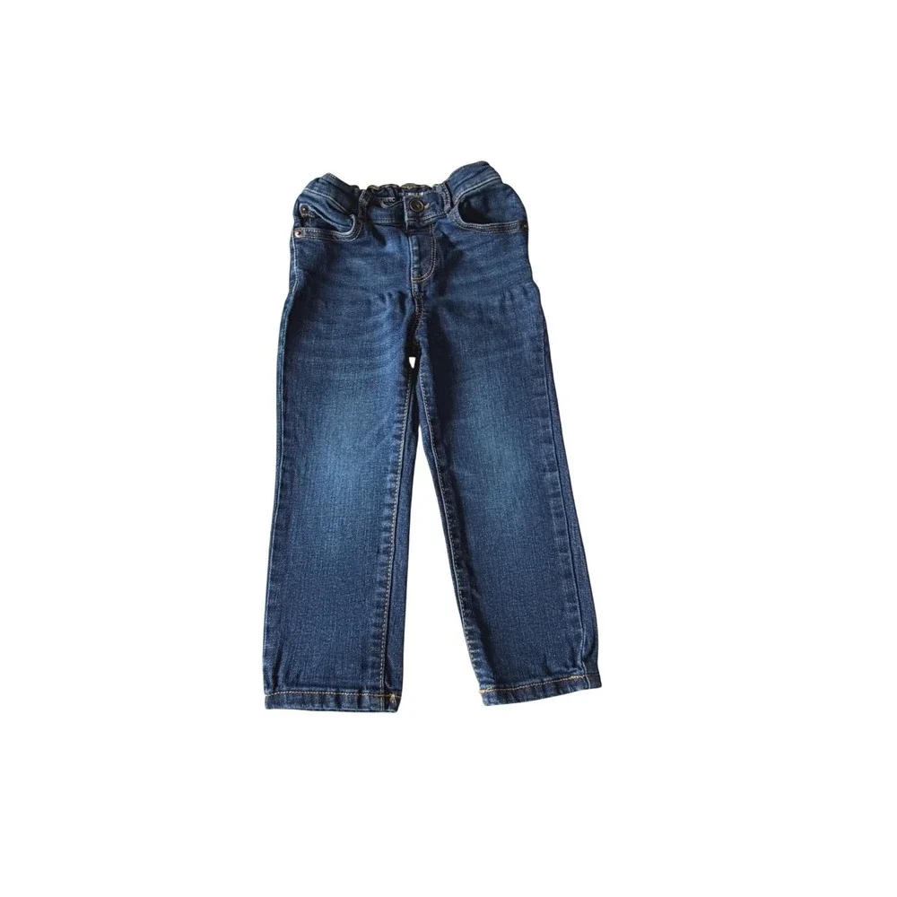 The Childrens Place Toddler Skinny Jeans Dark Wash Stretch Denim 3T‎